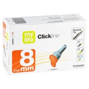 Mylife Clickfine Pen-nadeln 8 mm 31 G 100 St