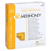 Medihoney Antibakterieller Tüllverband 5 St