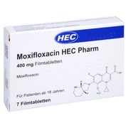 MOXIFLOXACIN HEC Pharm 400 mg Filmtabletten 7 St