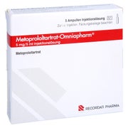 METOPROLOLTARTRAT-Omniapharm 5 mg/5 ml Inj.-Lsg. 5X5 ml