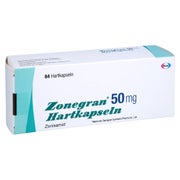 Zonegran 50 mg Hartkapseln 84 St