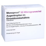 MONOPROST 50 Mikrogramm/ml Augentr.in Einzeldosen 90X0,2 ml