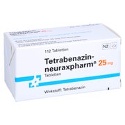 TETRABENAZIN-neuraxpharm 25 mg Tabletten 112 St