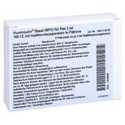 HUMINSULIN Basal NPH Patrone 5X3 ml 5X3 ml