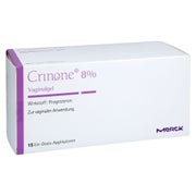 Crinone 8% Applikatoren Vaginalgel 1X15 St