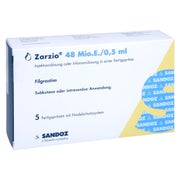 ZARZIO 48 Mio.E./0,5 ml Inj./Inf.-Lsg.i.e.Fert.-S. 5 St