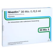 NIVESTIM 30 Mio.E/0,5ml Inj./Inf.Lsg.i.e.Fertigsp. 5 St