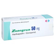 Zonegran 50 mg Hartkapseln 84 St