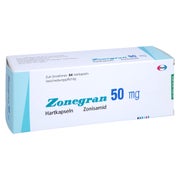 Zonegran 50 mg Hartkapseln 84 St