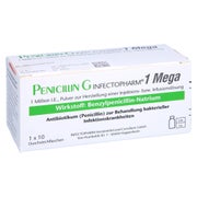 PENICILLIN G INFECTOPHARM 1 Mega P.z.H.e.IIL Dsfl. 10 St