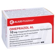 OMEPRAZOL AL 10 mg magensaftresistente Hartkapseln 90 St