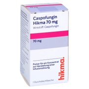 CASPOFUNGIN Hikma 70 mg Plv.f.e.Konz.z.H.e.Inf.-L. 1 St