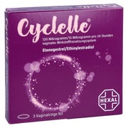 CYCLELLE 120 µg/15 µg pro 24 Stunden Vaginalring 3 St