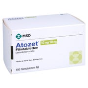 Atozet 10 Mg/10 mg Filmtabletten 100 St