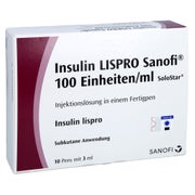 INSULIN LISPRO Sanofi 100 E/ml Fertigpen 10X3 ml 10X3 ml