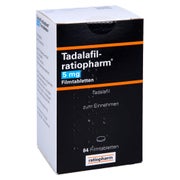 Tadalafil-ratiopharm 5 mg Filmtabletten 84 St