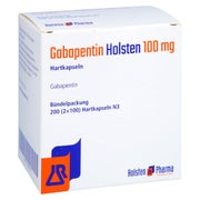 Gabapentin Holsten 100 mg Hartkapseln 200 St