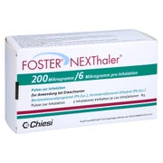 FOSTER NEXThaler 200/6 µg 120 ED Inhalationspulver 2 St