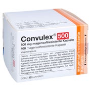CONVULEX 500 mg magensaftresistente Kapseln 100 St