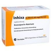 INHIXA 6.000 I.E. 60 mg/0,6 ml ILO F.Sp.+Sich-Sys. 12 St