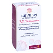 BEVESPI Aerosphere 7,2 µg/5 µg Dru.Gasinh.120Hub 1 St