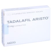 Produktabbildung: Tadalafil Aristo 10 mg Filmtabletten 12 St