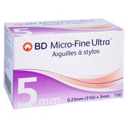 BD Micro-fine Ultra Pen-Nadeln 0,25x5 mm 100 St