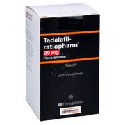 Produktabbildung: TADALAFIL-ratiopharm 20 mg Filmtabletten 48 St