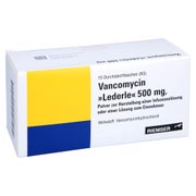 VANCOMYCIN Lederle 500mg Plv.z.H.e.Lsg.z.Ein./Inf. 10 St