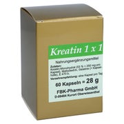 Kreatin 1X1 pro Tag Kapseln 60 St