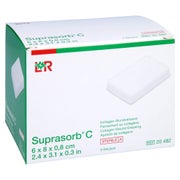 Suprasorb C Kollagen Wundverb.0,8x6x8 cm 5 St