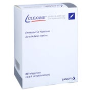 CLEXANE 10.000 I.E. 100mg/ml Inj.-Lsg.i.e.F.-Sp. 20 St