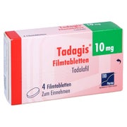 Produktabbildung: Tadagis 10 mg Filmtabletten 4 St