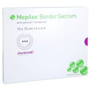 Mepilex Border Sacrum Schaumverb.15x15 c 5 St