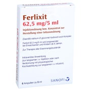 FERLIXIT 62,5 mg Konzentrat z.Herst.e.Infusionsl. 6 St