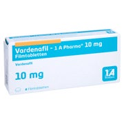 Produktabbildung: VARDENAFIL-1A Pharma 10 mg Filmtabletten 4 St
