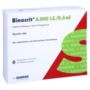 BINOCRIT 6.000 I.E./0,6 ml Inj.-Lsg.i.e.Fertigspr. 6X0,6 ml
