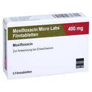 MOXIFLOXACIN Micro Labs 400 mg Filmtabletten 5 St
