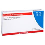 EZETIMIB/Simvastatin Glenmark 10 mg/40 mg Tabl. 30 St