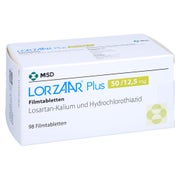 Lorzaar plus 50/12,5 mg Filmtabletten 98 St