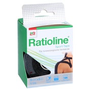 Produktabbildung: Ratioline Sport-tape 5 cmx5 m schwarz 1 St