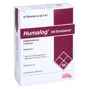 HUMALOG 100 E/ml Patrone Injektionslösung 10X3 ml
