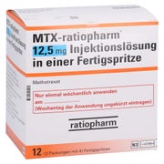 MTX-ratiopharm 12,5 mg Inj.-Lösung i.e.Fertigspr. 12 St