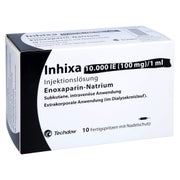 INHIXA 10.000 I.E. 100 mg/1 ml ILO F.Sp.+Sich-Sys. 10 St