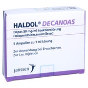 HALDOL decanoas Depot 50 mg/ml Inj.-Lsg.i.e.Amp. 5X1 ml