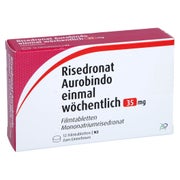 RISEDRONAT Aurobindo 1xwöchentlich 35 mg Filmtabl. 12 St