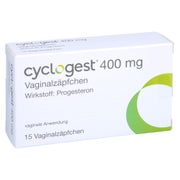 Cyclogest 400 mg Vaginalzäpfchen 15 St