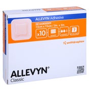 Allevyn Adhesive 7,5x7,5 cm haftende Wun 10 St