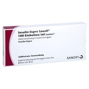 Insulin Lispro Sanofi 100 E/ml Inj.-lsg.fertigpen 5X3 ml