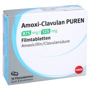AMOXI-CLAVULAN PUREN 875 mg/125 mg Filmtabletten 10 St